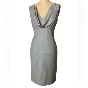 J. Crew Cowl Neck Grey Wool Dress - XS-S